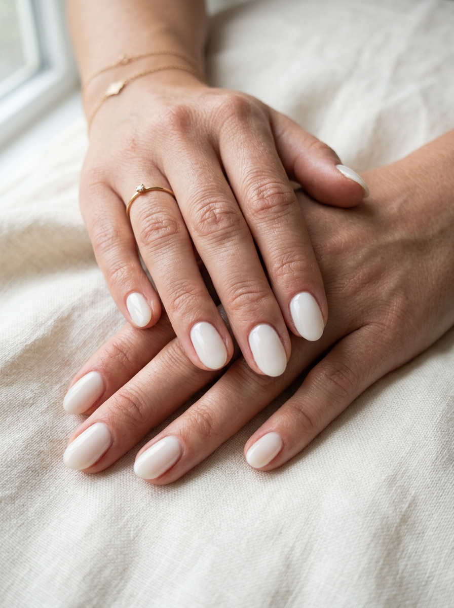 Bordeaux Shellac Nails